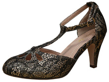 Cambridge Select Women's Teardrop Cutout T- Strap Mary Jane Dress Pump