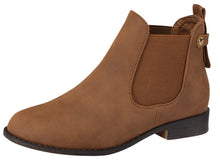 Top Moda Women's La-5 Slip-On Low Heel Ankle Boot