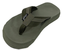 Surf 7 Men's Nylon Stripe Two Tone Flip Flop Sandal