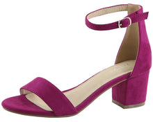 Bella Marie Women's Strappy Open Toe Block Heel Sandal