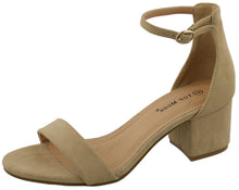 Top Moda Women's Ankle Strappy Chunky Stacked Block Heel Open Toe Sandal
