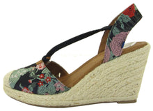 City Classified Women's Cap Toe Espadrille Wedge Sandal