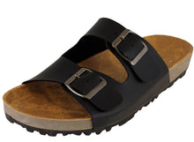 Cambridge Select Women's Slip On Double Buckle Platform Slide Sandal