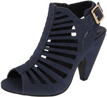 Top Moda Shoes PEN 3, Women Open Toe Strappy High Heel- Nubuck
