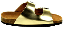 Refresh Footwear Women's Two Strap Slip On Slide Sandal