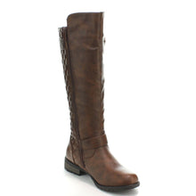 Forever Link Women's Mango-21 Quilted Zipper Accent Riding Boots