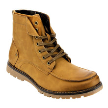 Arider AC79 Men's High-Top 7-eyelet Lace Up Flat Heel Work Sneaker Boots