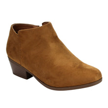 BELLA MARIE AE47 Women's Side Zip Stacked Block Heel Ankle Booties