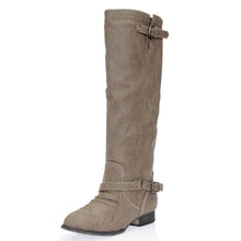 Breckelles Outlaw-11 Women's Ankle Strap Tall Riding Boots