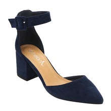 BETANI FI35 Women's Classical Pointed Toe Chunky Heel Dress Pumps