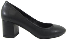City Classified Women's Round Closed Toe Chunky Block Heel Pump