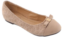 DBDK Women's Round Toe Bow Ballet Flat