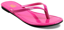 Kali Footwear Women's Twins Basic Patent Flat Thong Sandal