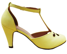 Cambridge Select Women's Teardrop Cutout T- Strap Mary Jane Dress Pump