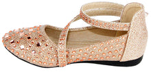 Link Girls Cute Rhinestone Ballet Ballerina Flats