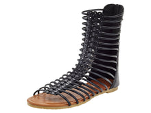 Women's Strappy Mid-Calf Gladiator Sandal