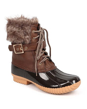 Nature Breeze Women's Waterproof Rain Snow Duck Ankle Boot