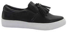 Soda Women's Closed Almond Toe Tassel Loafer Platform Flatform Fashion Sneaker
