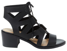 Esprit Women's Lacey Gladiator Cutout Block Heel Open Toe Sandal