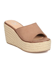 Women Faux Suede Espadrille Sandal - Casual, Dressy, Versatile - Platform Wedge Mule - GC00 By Betani