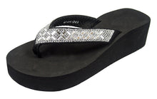 BF Betani Women's Rhinestone EVA Platform Flip Flop Sandal