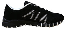 Han's Women's Breathable Mesh Striped Fashion Trainer Sneaker