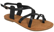 Jynx Women's Slingback Interwoven Thong Toe Flat Sandal