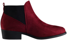 Wild Diva Women's Eve-01 Two Tone Pull On Ankle Bootie