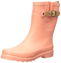 Chooka Womens' Waterproof Top Solid Mid Rain Boot