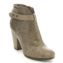 Breckelle's GAIL-22 Women's Belted Chunky Stacked Heel Ankle Booties