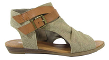 Soda Women's Strappy Buckle Coutout Wedge Sandal