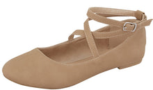 Top Moda Women's Brea-3 Strappy Ballet Flat