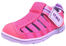 IFME Kid's Playa Venice Elastic Lace Mesh Hook and Loop Fisherman Style Sandal