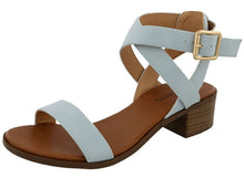 Top Moda Women's Vision-75 Ankle Strap Open Toe Heeled Sandal