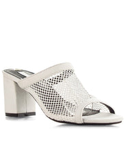 Cape Robbin Women's Vegan Open Toe Mesh Perforated Slip On Mules