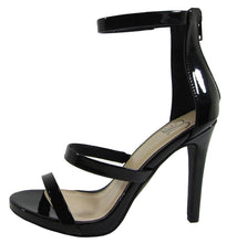 Delicious Women's Open Toe Back Zip Ankle Strappy Stiletto High Heel Sandal