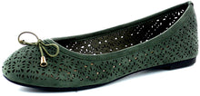 Refresh Footwear Women's Laser Cut Ballet Flat