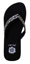Yellow Box Women's Tutsi Rhinestone Comfort Foam Wedge Flip Flop Sandal