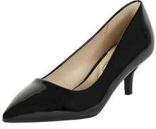 City Classified by Soda Women's Hailey Dress Pointd Toe Kitten Heel Pumps