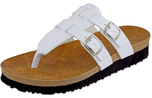 Cambridge Select Women's Double Buckle Slip On Slide Sandal