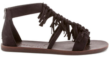 Blowfish Women's Dreams Fringe Flat Open Toe Sandal