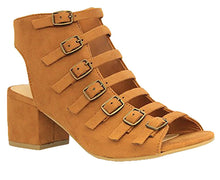 CITY CLASSIFIED Strappy Buckled Women Chunky Heels MVE Shoes