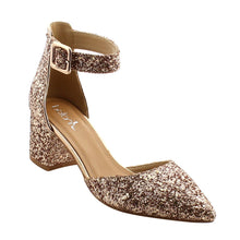BETANI FI35 Women's Classical Pointed Toe Chunky Heel Dress Pumps