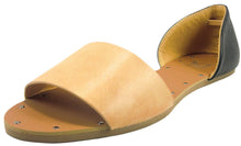 Betani SONYA-1 Women's Easy Slip On Open Toe D'orsay Flats Sandals