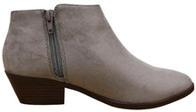 Cambridge Select Women's Round Toe Stacked Heel Western Ankle Bootie