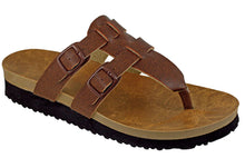 Cambridge Select Women's Double Buckle Slip On Slide Sandal