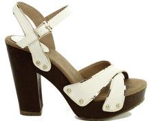 Refresh Footwear Women's Snake Print Metallic Crisscross Platform Sandal