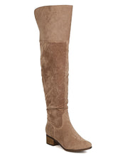 Breckelles GK87 Women Faux Suede Over The Knee Riding Boot