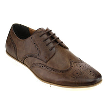 Arider AD02 Men's Brogued Wingtip Four Eyes Lace Up Flat Heel Oxfords