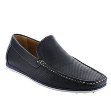 Arider AG59 Men's Perforated Moc Toe Slip On Casual Loafers